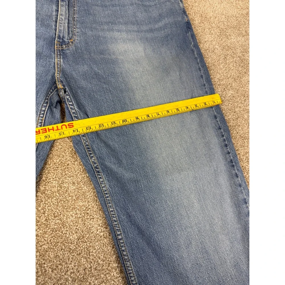 NEW Levis 559 Relaxed Straight Mens Blue Stretch Jeans 50x34 Irregular Workwear